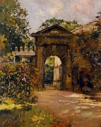 Inigo Jones Gateway, Chiswick House (olje på lerret)