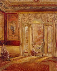 Sørøstlige tegnesal, Chiswick House (olje på lerret)