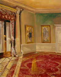 Sørvestlige tegnesal, Chiswick House (olje på lerret)