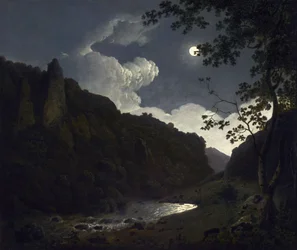 Dovedale ved måneskinn