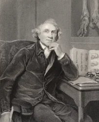 John Hunter, gravert av G.H. Adcock, fra 