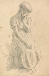 Et sittende barn