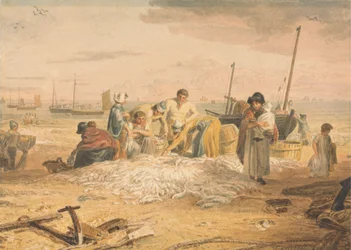 Lander en makrellfangst, Hastings