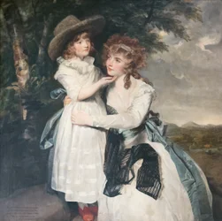 Frøken Cocks og hennes niese, omkring 1790