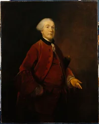 Portrett av George Ashby, stående, trekvart lengde, iført jakke og vest