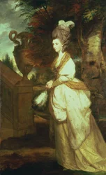 Portrett av Lady Hertford (1759-1834) 1777-78 (olje på lerret)