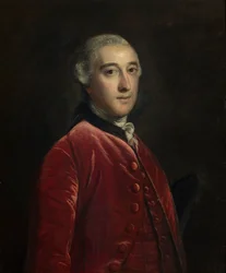 Portretul unui domn; probabil George Bridges Brudenell, c.1743-92 (ulei pe pânză)norvegian