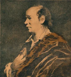 Skisse av Oliver Goldsmith, av Sir Joshua Reynolds, 1769-70, 1906