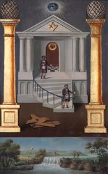 Frimurerisk arbeidstavle av andre grad, 1819