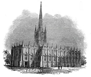St. Paul's Cathedral, Calcutta, 1845.