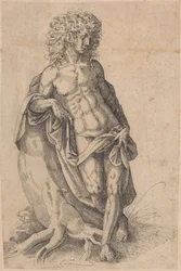 Apollon, ca. 1580 (penn og blekk)