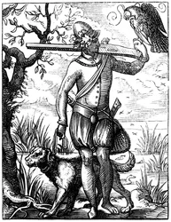 Tysk falkonerer, 1500-tallet 1849.