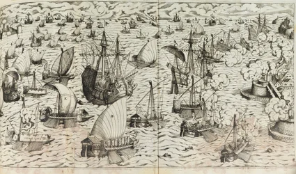 Illustrasjon fra krigsboken av Leonhard Fronsperger, 1571.