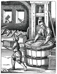 Papirmakeren, 1500-tallet, 1870