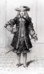 Moliere (1622-73) gravert av B. Damman