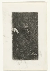Sittende gammel mann