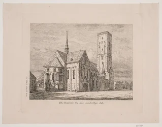 Ribe domkirke fra nord-østsiden