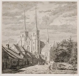 Roskilde domkirke, sett fra sørvest
