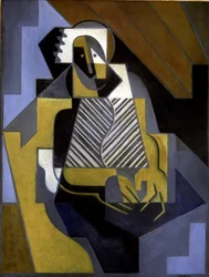 Sittende kvinne, ca. 1915-20 (olje på lerret)
