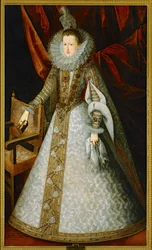 Dronning Margarete av Østerrike (maleri på lerret)