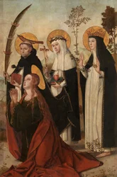 Maria Magdalena, Peter av Verona, Katarina av Siena og Margaret av Ungarn
