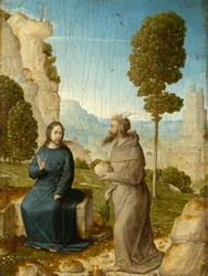 Kristi fristelse, ca. 1500/04 (olje på panel)