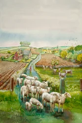 Landlig landskap, c2010