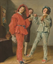 Merry Company (olje på lerret)