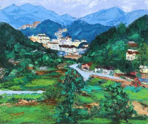 Fredelig fjellandsby