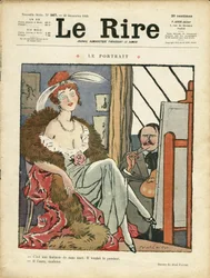Illustrasjon av Abel Faivre (1867-1945) for omslaget til Le Lire