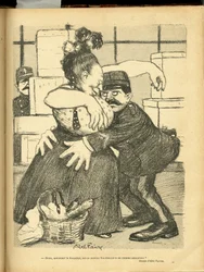 Illustrasjon av Abel Faivre (1867-1945) i Le Rire