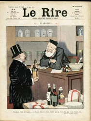 Illustrasjon av Abel Faivre (1867-1945) for omslaget til Le Rire