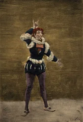 Nazdecabre kommuniserer med Panurge ved hjelp av tegn. Pantagruel. Illustrasjon av Jules Garnier. I «Rabelais og Jules Garniers verk»