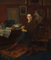 Albert Wolff i sin studie