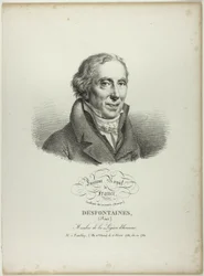 Portrett av Réné Desfonataines