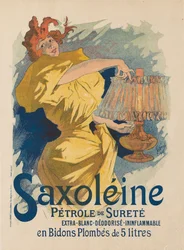 Plakatens mestere: Pl. 13, Saxoléine, 1895.