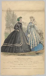 Modes de Mme. Antonie Lalanne, nr. 791, fra Le Moniteur de la Mode, 1848.