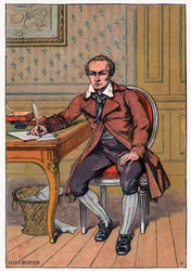 Andre Chenier, ca. 1900 (gravering)