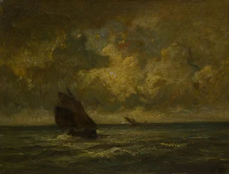 To båter i en storm