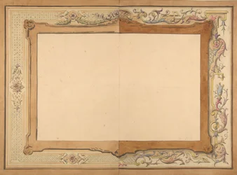 Design for et tak, andre halvdel av 1800-tallet. Skapere: Jules-Edmond-Charles Lachaise, Eugène-Pierre Gourdet.