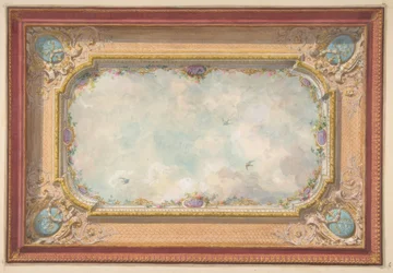 Design for et tak med trompe loeil sky