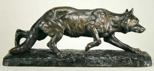 Crouching Wolf (bronse)