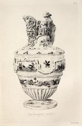 Historien om den keramiske kunsten: En beskrivende og filosofisk studie av keramikken ... Plate X, 1877.