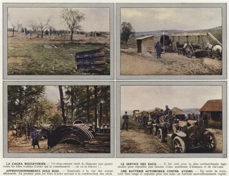 La Cagna Bouleversee, The Water Service, Wood Supply, A Car Battery Against Airplanes