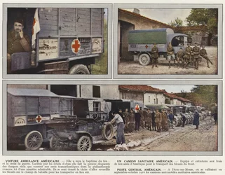 American Ambulance Car, American Sanitary Truck, American Central Post