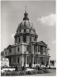 Fasade til St. Louis-kirken, Dome des Invalides, 1679-1706