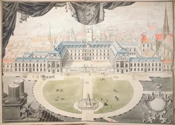 Prosjekt for restaurering av palasset til hertugene av Burgund i Dijon, 1698