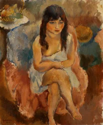 Sittende figur