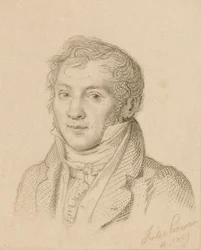 Portrett av fiolinisten og komponisten Louis-Luc Loiseau de Persuis 1769-1819, 1849.