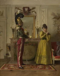Avgang til Revyen, ca. 1876